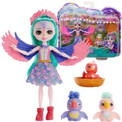 Producent niezdefiniowany Enchantimals Filia Finch baba és papagáj család, 15 cm, mozgatható (20839)