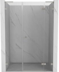 Mexen Lunar L uși de duș batante dreapta 135 cm, transparent, nichel periat - 834SL-135-050-97-00-P (834SL-135-050-97-00-P)