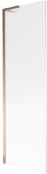 Mexen Next L paravan de baie cu 1 panou 60 x 150 cm, dungi, aur roz - 895-060-000-03-09-60 (895-060-000-03-09-60)