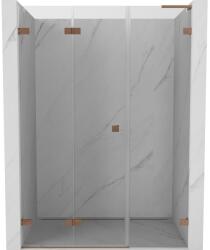 Mexen Lunar-F L ușă de duș pliată stânga 150 cm, transparentă, cupru periat - 836SL-150-050-65-00-L (836SL-150-050-65-00-L)