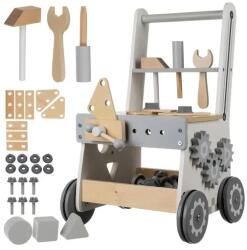 Kruzzel 3in1 fa gyerek barkács műhely járássegítővel, 28, 5×27×47 cm, 3+ (00024758)