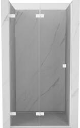 Mexen Lunar-F ușă de duș pliabilă stânga 80 cm, transparent, alb - 836-080-000-20-00-L (836-080-000-20-00-L)