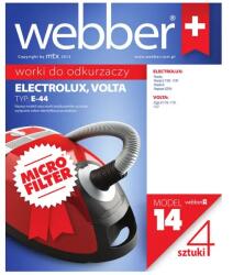 Electrolux Mondo E44 kompatibilis szintetikus porzsák, mikrofilter, 4 db