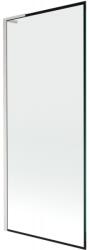 Mexen Next L paravan cadă 1-foaie 80 x 150 cm, ramă neagră, nichel periat - 895-080-000-03-70-97 (895-080-000-03-70-97)