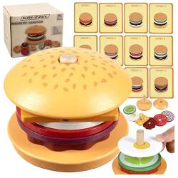 Kruzzel Fa hamburger rakosgató szorter 10 rendelőkártyával, 2+ év, 8 részes (00022673)