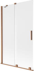 Mexen Velar paravan cadă cu 2 uși glisante 110 x 150 cm, mat, cupru periat - 896-110-000-31-65 (896-110-000-31-65)