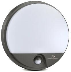 Maclean LED mennyezeti lámpa mozgásérzékelővel 15 W IP54 4000 K szürke 21 cm (65749)