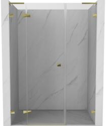 Mexen Lunar L uși de duș culisante stânga 160 cm, transparent, aurii - 834SL-160-050-50-00-L (834SL-160-050-50-00-L)