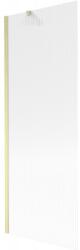 Mexen Next paravan de baie cu 1 canat 70 x 150 cm, dungi, auriu periat - 895-070-000-00-09-55 (895-070-000-00-09-55)