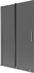 Mexen Velar paravan de cadă cu 2 aripi glisante 110 x 150 cm, grafit, metal pistol - 896-110-000-41-95 (896-110-000-41-95)