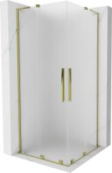 Mexen Velar L Duo cabină de duș glisantă 90 x 90 cm, înghețat, auriu - 871-090-090-02-33-50 (871-090-090-02-33-50)