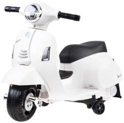 Elektromos Vespa gyerekrobogó támasztó kerekekkel és LED lámpákkal (18006)