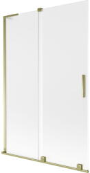 Mexen Velar L paravan de baie 2-brazi culisante 120 x 150 cm, înghețat, auriu - 896-120-003-31-50 (896-120-003-31-50)