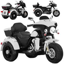 Jokomisiada Gyerek 12V akkumulátoros chopper motor, dupla hajtás, EVA kerekek, csomagtartó (16903)