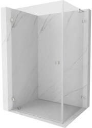 Mexen Lunar-B L cabină de duș cu deschidere spre stânga 100 x 90 cm, transparent, nichel periat - 832L-100-090-97-00-L (832L-100-090-97-00-L)