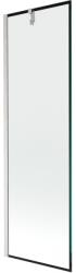 Mexen Next paravan de baie 1-canat 60 x 150 cm, ramă neagră, nichel periat - 895-060-000-00-70-97 (895-060-000-00-70-97)