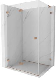 Mexen Lunar-F L sticlă de duș pliată stânga 100 x 80 cm, transparent, cupru periat - 836L-100-080-65-00-L (836L-100-080-65-00-L)