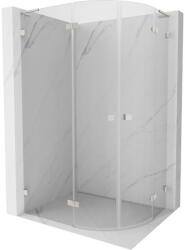 Mexen Lunar L Cabină de duș semicirculară batantă stânga 100 x 90 cm, transparent, nichel periat - 833L-100L-090P-97-00 (833L-100L-090P-97-00)