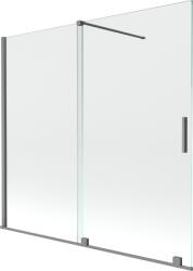 Mexen Velar paravan de baie cu 2 uși culisante 170 x 150 cm, transparent, metal pistol - 896-170-000-01-95 (896-170-000-01-95)