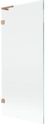 Mexen Lunar L paravan pentru cadă 1-bucată 80 x 150 cm, transparent, cupru periat - 897L-080-000-65-00 (897L-080-000-65-00)