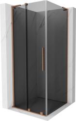 Mexen Velar L cabină de duș glisantă 90 x 90 cm, grafit, cupru periat - 871-090-090-43-65 (871-090-090-43-65)