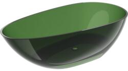 Mexen Glass cadă de baie freestanding transparentă 170 x 85 cm, forest, dop crom - 58061708502 (58061708502)