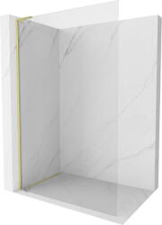 Mexen Kioto-X L paravan de duș Walk-in 90 x 200 cm, transparent 10 mm, auriu periat - 800-090-107-55-00-X (800-090-107-55-00-X)