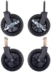 inSPORTline Pótkerék szállítókocsihoz 12x3 cm (4, 7x1, 2") - 4 db Transportar összecsukható kocsihoz, műanyag