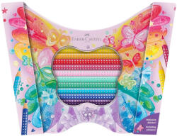 Faber-Castell Faber-Castell: Sparkle Butterfly 20db-os színes ceruza készlet fém dobozban (201971)