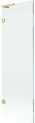 Mexen Lunar L paravan de baie 1-canat 60 x 150 cm, transparent, auriu periat - 897L-060-000-55-00 (897L-060-000-55-00)