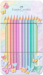 Faber-Castell Faber-Castell: Sparkle 12db-os pasztell színes ceruza készlet fém dobozban (201910)
