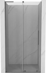 Mexen Velar L uși de duș glisante 90 cm, transparent, gun metal - 871-090-003-01-95 (871-090-003-01-95)