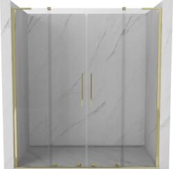 Mexen Velar L Duo uși de duș glisante 170 cm, transparent, auriu - 871-170-003-02-50 (871-170-003-02-50)