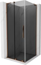 Mexen Velar L cabina de duș glisantă 120 x 120 cm, grafit, aur roz - 871-120-120-43-60 (871-120-120-43-60)