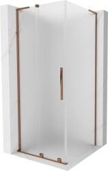 Mexen Velar L cabină de duș glisantă 100 x 100 cm, înghețată, aur roz - 871-100-100-33-60 (871-100-100-33-60)