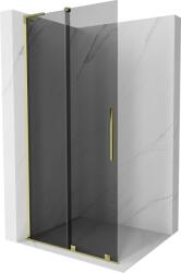 Mexen Velar L perete de duș culisant Walk-in 110 x 200 cm, grafit 8 mm, auriu - 871-110-003-43-50 (871-110-003-43-50)