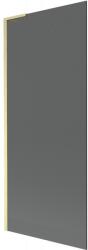Mexen Next L paravan de baie cu 1 panou 80 x 150 cm, grafit, auriu periat - 895-080-000-03-40-55 (895-080-000-03-40-55)