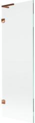 Mexen Lunar L paravan de cadă cu 1 panou 60 x 150 cm, transparent, aur roz - 897L-060-000-60-00 (897L-060-000-60-00)