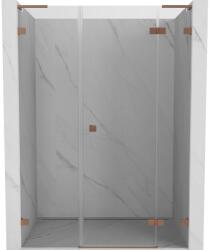 Mexen Lunar L ușă de duș pivotantă dreapta 135 cm, transparentă, cupru periat - 834SL-135-050-65-00-P (834SL-135-050-65-00-P)