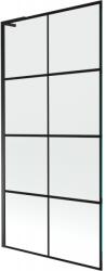Mexen Next L paravan cadă 1-panou 90 x 150 cm, grilaj negru, negru - 895-090-000-03-77-70 (895-090-000-03-77-70)