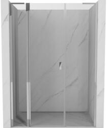Mexen Mist L ușă de duș batantă 150 cm, transparent, crom - 8A4L-150-001-01-00 (8A4L-150-001-01-00)