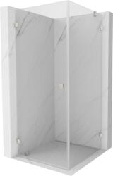 Mexen Lunar-B cabină de duș cu deschidere stânga 80 x 80 cm, transparent, nichel periat - 832-080-080-97-00-L (832-080-080-97-00-L)