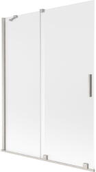 Mexen Velar paravan de duș cu 2 aripi glisante 130 x 150 cm, mat, nichel periat - 896-130-000-31-97 (896-130-000-31-97)
