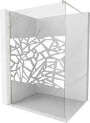 Mexen Kioto perete de duș Walk-in 90 x 200 cm, model alb 8 mm, nichel periat - 800-090-101-97-85 (800-090-101-97-85)