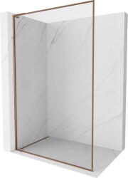 Mexen Kioto-F L Perete de duș Walk-in cu cadru 65 x 202 cm, transparent 8 mm, aur roz - 800-065-174-60-00 (800-065-174-60-00)