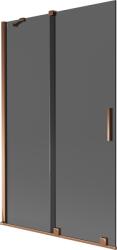 Mexen Velar paravan de cadă cu 2 panouri glisante 110 x 150 cm, grafit, aur roz - 896-110-000-41-60 (896-110-000-41-60)