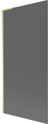 Mexen Next L panou de baie cu un panou 1-foaie 90 x 150 cm, grafit, auriu periat - 895-090-000-03-40-55 (895-090-000-03-40-55)