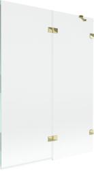 Mexen Lunar paravan cadă, 2-panouri, dreapta 130 x 150 cm, transparent, auriu - 897-130-100-50-00-P (897-130-100-50-00-P)