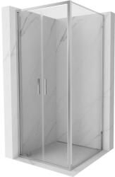 Mexen Exo cabină de duș pivotantă 80 x 80 cm, transparent, crom - 814-080-080-01-00 (814-080-080-01-00)