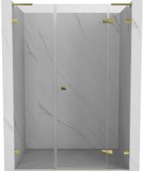 Mexen Lunar L uși de duș batante dreapta 150 cm, transparent, auriu - 834SL-150-050-50-00-P (834SL-150-050-50-00-P)